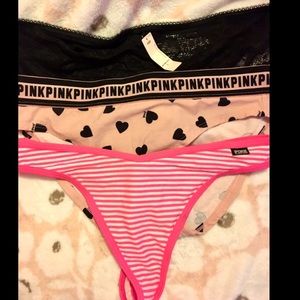 3 pairs of large vs/PINK panties